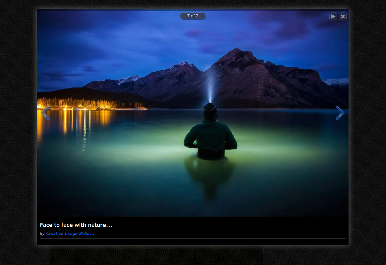 Creative popup view... Creative popup view...
