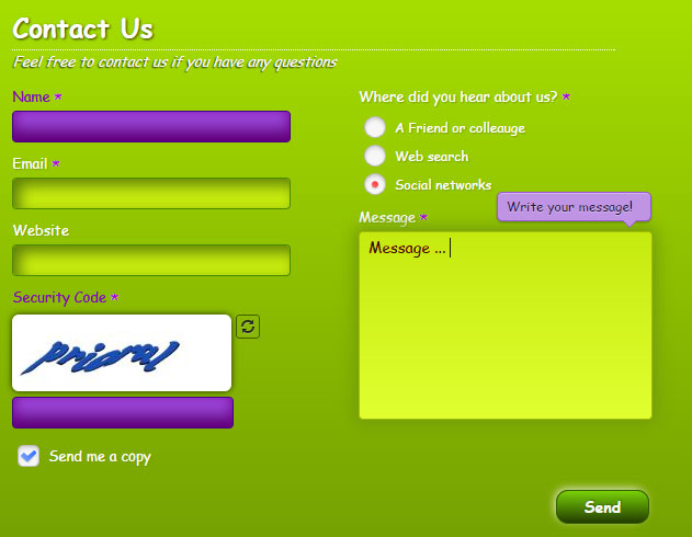 Green Template 3 Green Template 3